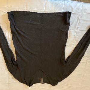 H&M deep v neck long sleeve